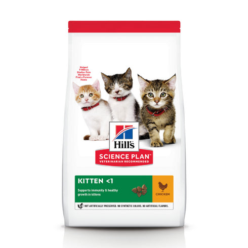 Hrana uscata pentru pisici Hill's Science Plan Kitten Pui 1.5kg